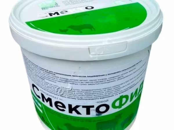 СмектоФид  эффективная минеральная антидиарейная кормовая добавка для телят