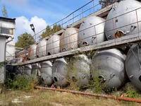 Cisterne цистерны.20.25.50 tone emal inox metal cu transportare — Foto 1