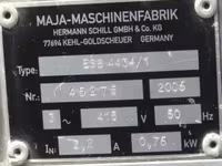 Шкуросъемная машина maja  esb 4434/1 — Foto 2