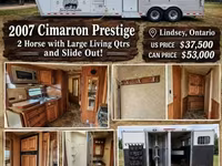 2006 Cimarron Trailers Prestige Gooseneck Horse Trailer — 1-сурет