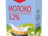 Молоко "молочное вдохновение" 3,2% к. 1л — 1-сурет