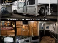 2001 Sundowner Trailers Sunlite Gooseneck Horse Trailer — 1-сурет