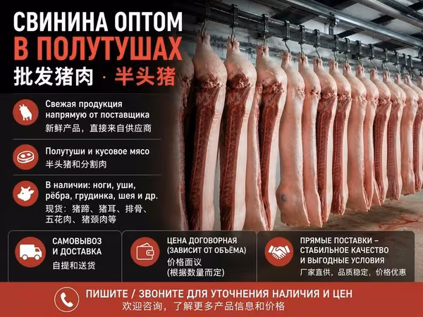 Продажа свинина оптом